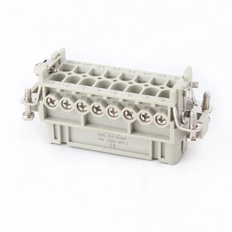 16A 10 Pin Heavy Duty Connector ထည့်သွင်းပါ။