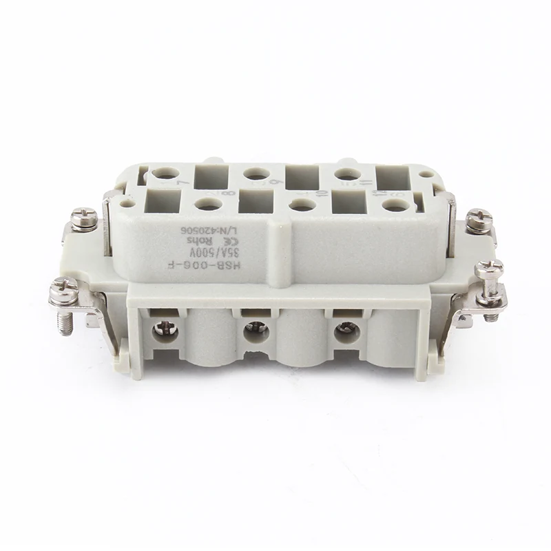 35A 6 Pin Heavy Duty Connector ထည့်သွင်းပါ။
